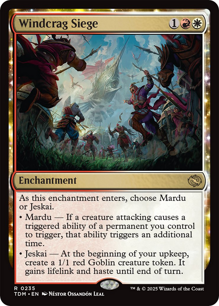 Windcrag Siege [Tarkir: Dragonstorm] | Pegasus Games WI
