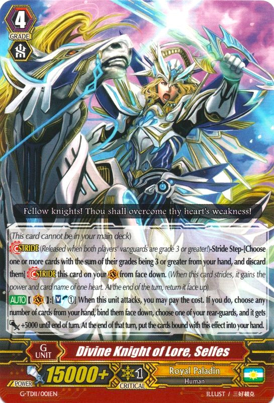 Divine Knight of Lore, Selfes (G-TD11/001EN) [Divine Knight of Heavenly Decree] | Pegasus Games WI