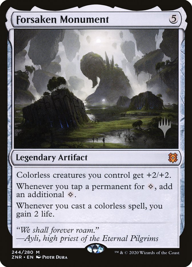 Forsaken Monument (Promo Pack) [Zendikar Rising Promos] | Pegasus Games WI