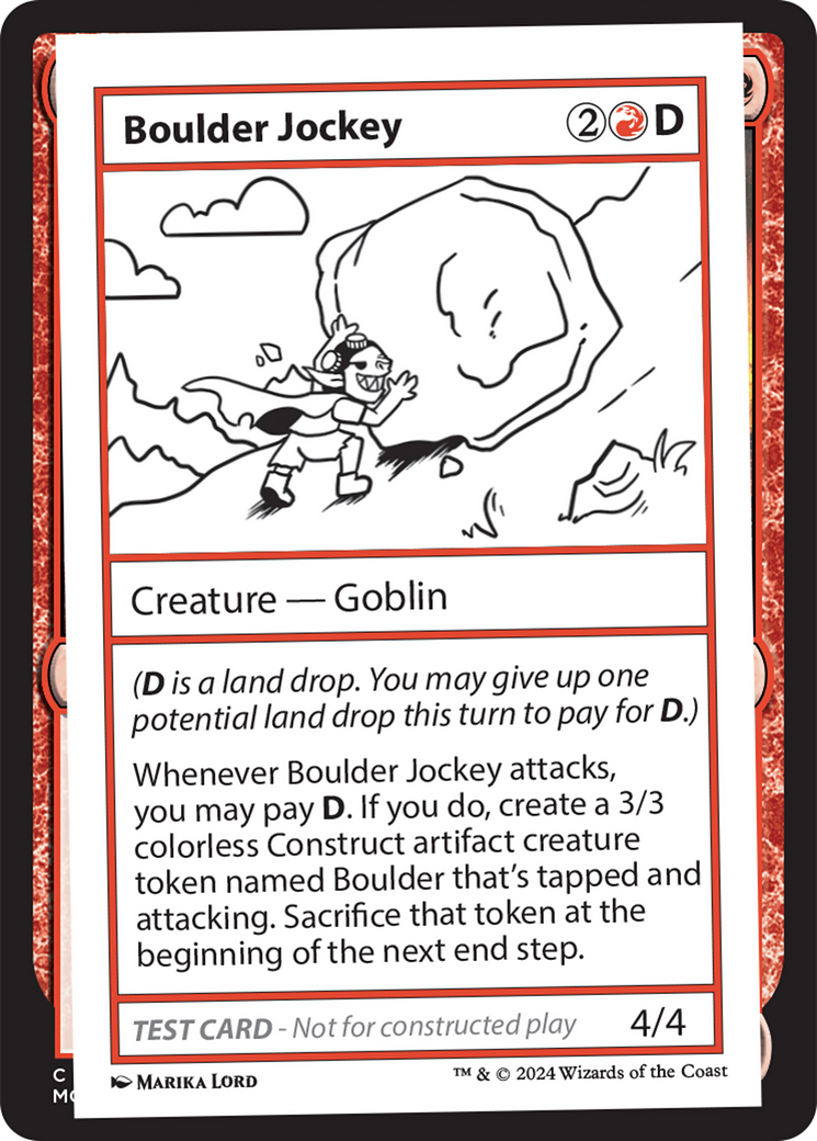 Boulder Jockey [Mystery Booster 2 Playtest Cards] | Pegasus Games WI