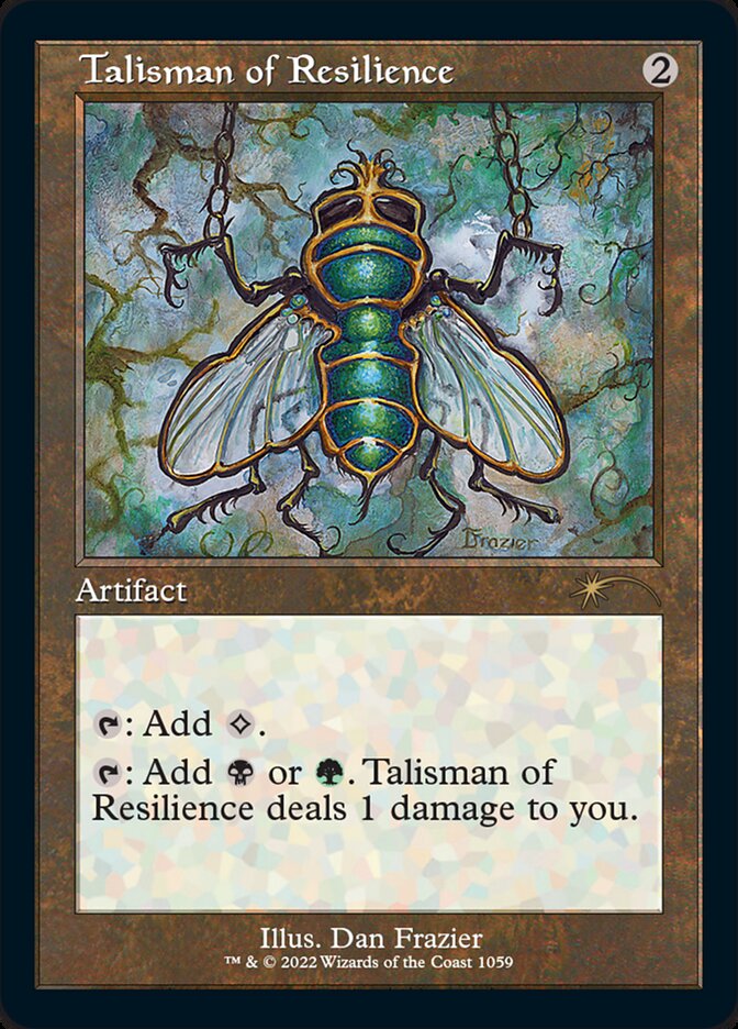 Talisman of Resilience (Foil Etched) [Secret Lair Drop Series] | Pegasus Games WI