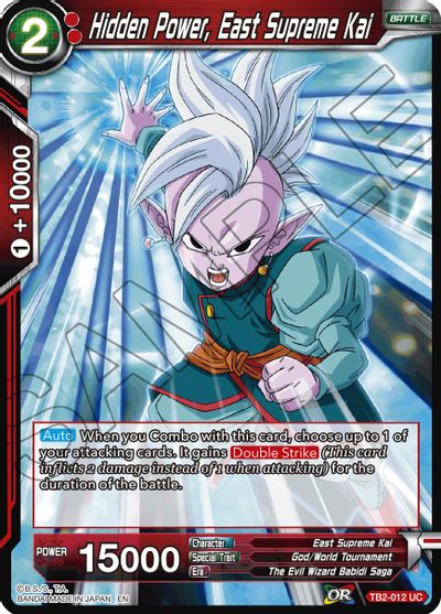 Hidden Power, East Supreme Kai (Reprint) (TB2-012) [Battle Evolution Booster] | Pegasus Games WI