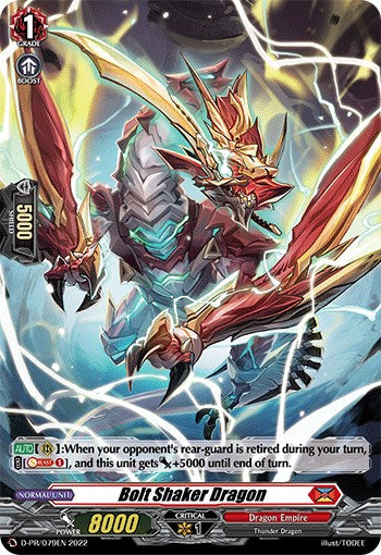 Bolt Shaker Dragon (D-PR/079EN) [D Promo Cards] | Pegasus Games WI
