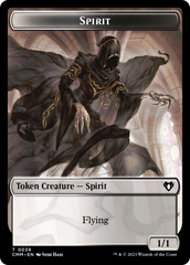 Spirit // Eldrazi Scion Double-Sided Token [Commander Masters Tokens] | Pegasus Games WI