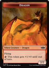 Dragon Egg // Dragon (0013) Double-Sided Token [Tarkir: Dragonstorm Commander Tokens] | Pegasus Games WI