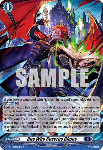 One Who Governs Chaos (D-PR/138EN) [D Promo Cards] | Pegasus Games WI