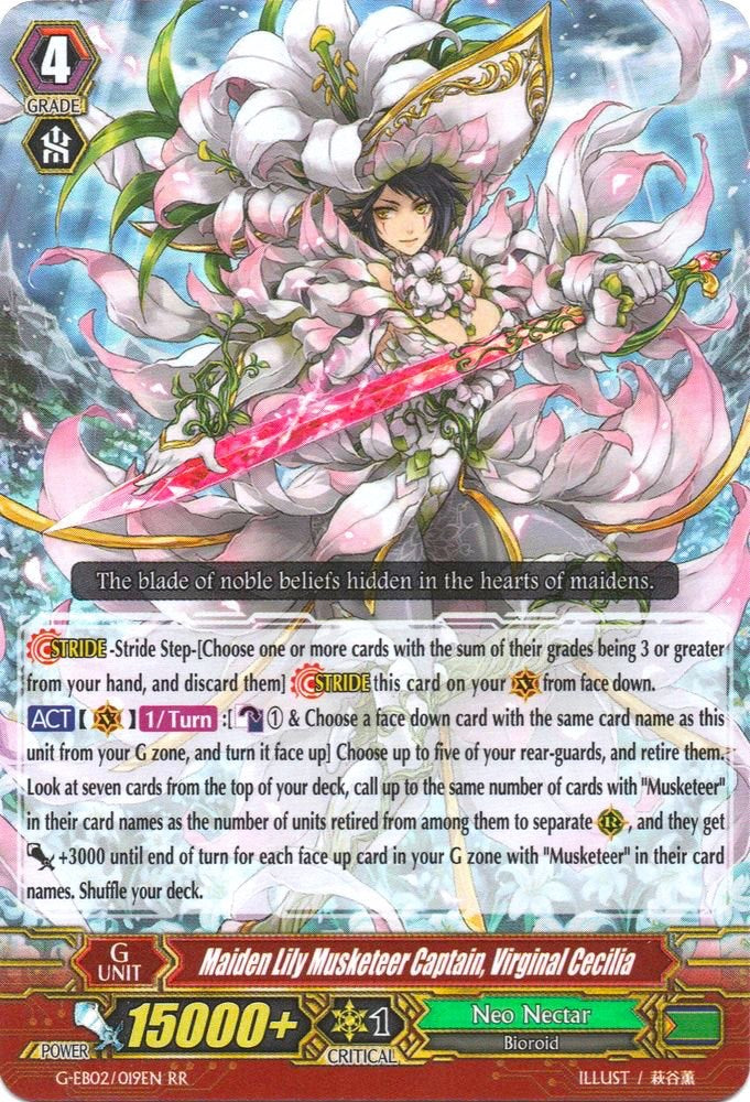 Maiden Lily Musketeer Captain, Virginal Cecilia (G-EB02/019EN) [The AWAKENING ZOO] | Pegasus Games WI
