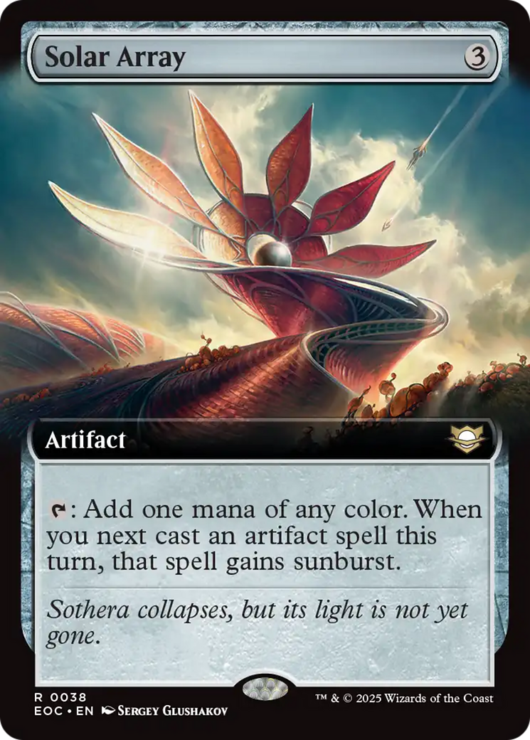 Solar Array (Extended Art) [Edge of Eternities Commander] | Pegasus Games WI