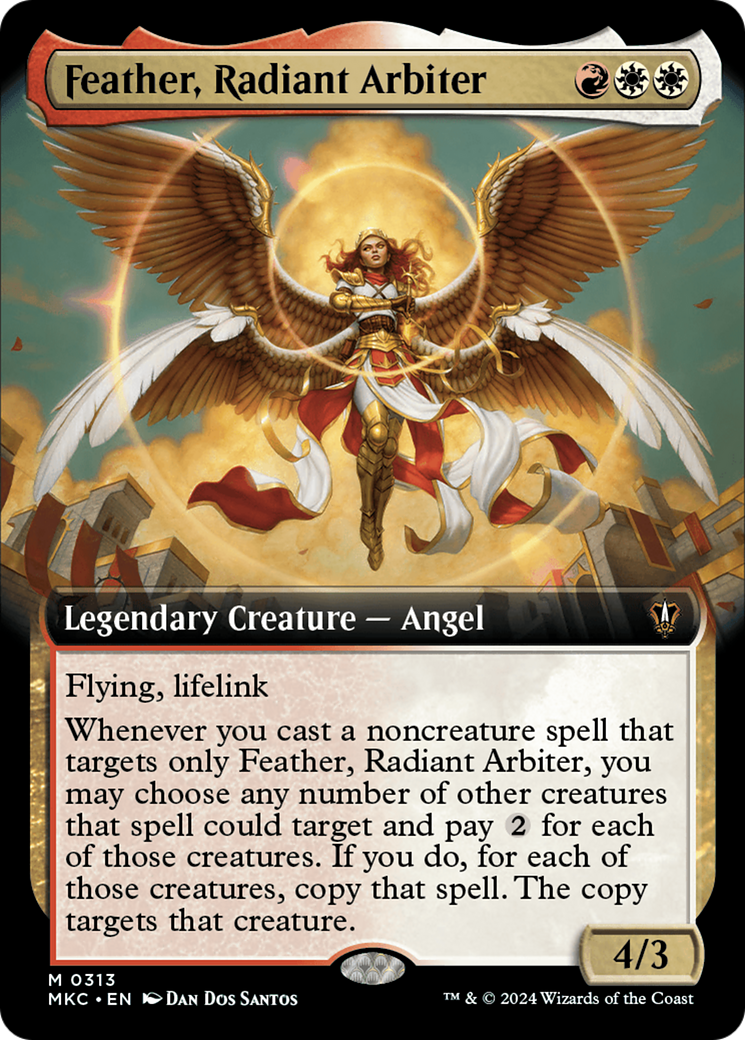 Feather, Radiant Arbiter (Extended Art) [Murders at Karlov Manor Commander] | Pegasus Games WI