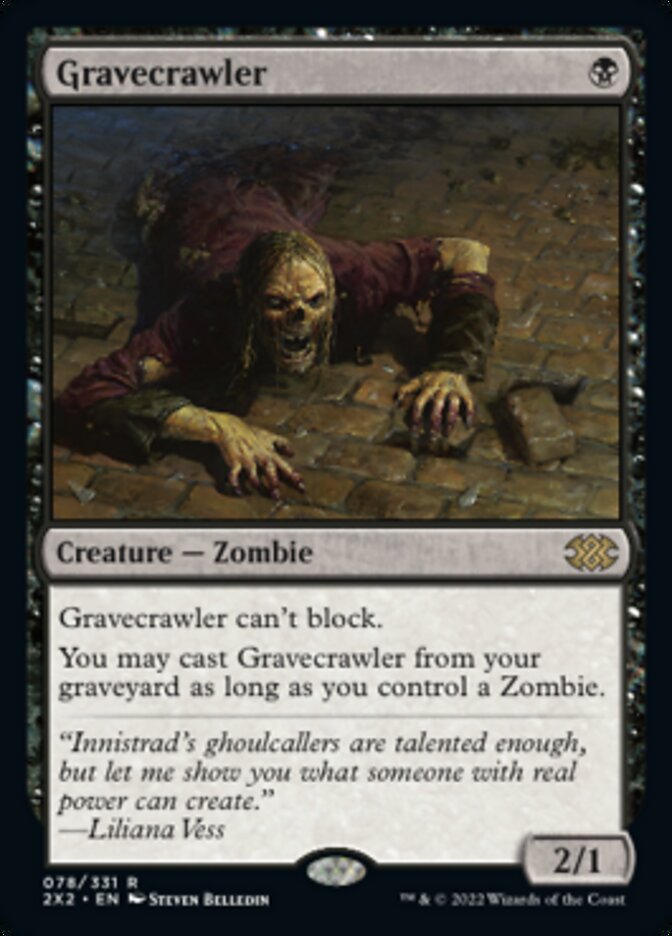 Gravecrawler [Double Masters 2022] | Pegasus Games WI