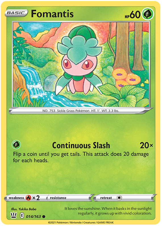 Fomantis (014/163) [Sword & Shield: Battle Styles] | Pegasus Games WI