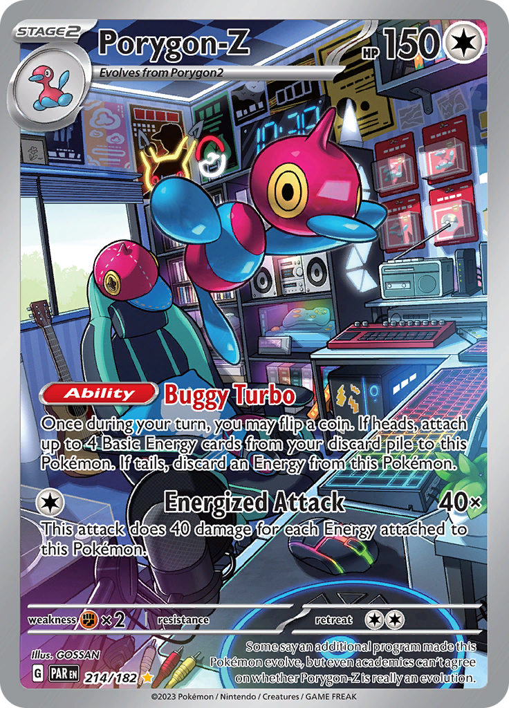 Porygon-Z (214/182) [Scarlet & Violet: Paradox Rift] | Pegasus Games WI