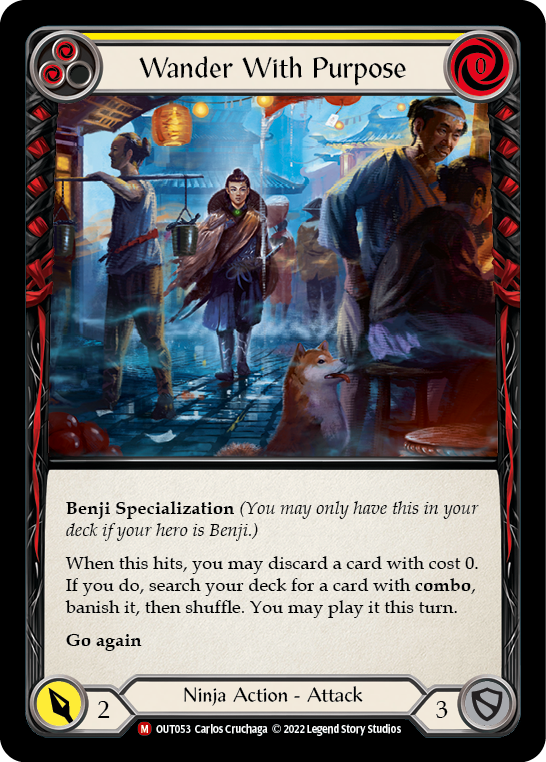 Wander With Purpose [OUT053] (Outsiders)  Rainbow Foil | Pegasus Games WI