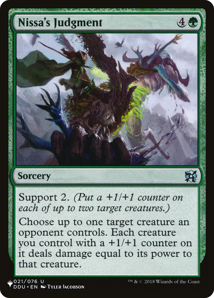 Nissa's Judgment [The List] | Pegasus Games WI