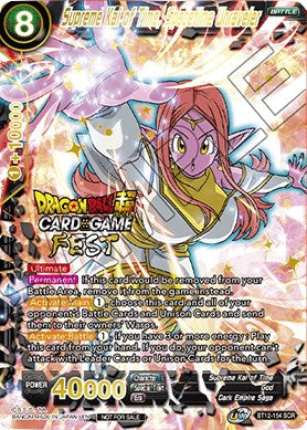 Supreme Kai of Time, Spacetime Unraveler (Card Game Fest 2022) (BT12-154) [Tournament Promotion Cards] | Pegasus Games WI