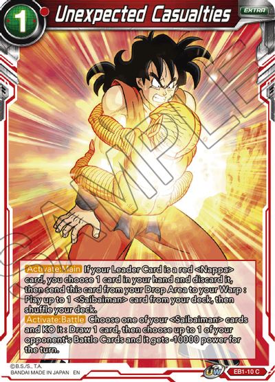 Unexpected Casualties (EB1-010) [Battle Evolution Booster] | Pegasus Games WI