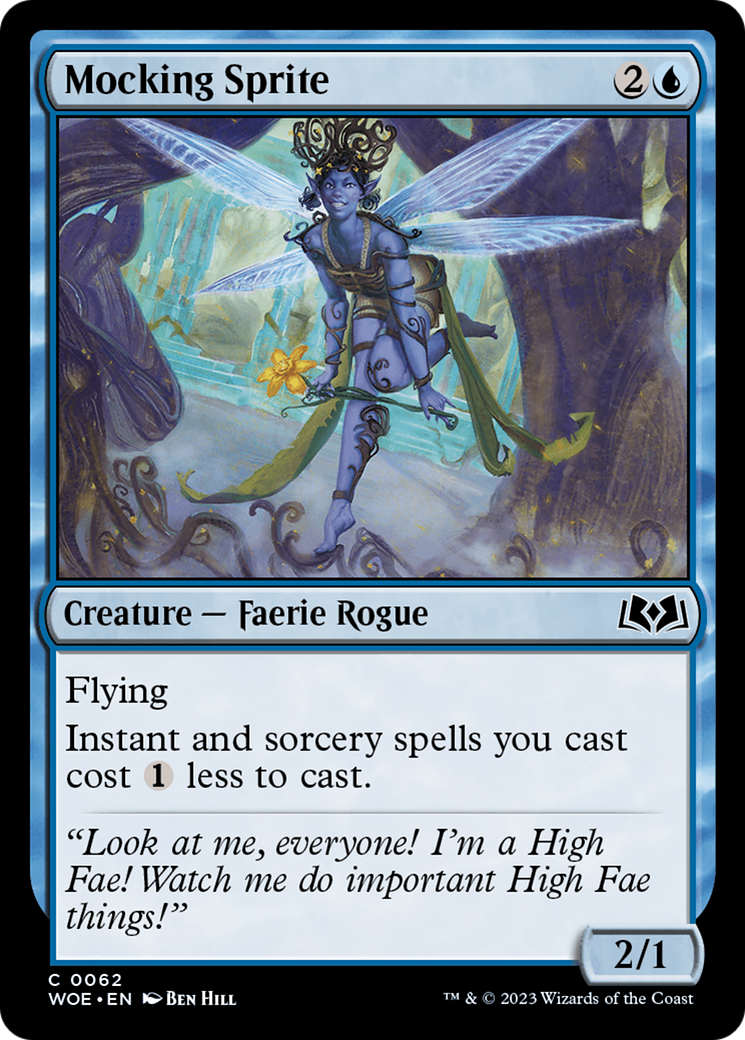 Mocking Sprite [Wilds of Eldraine] | Pegasus Games WI