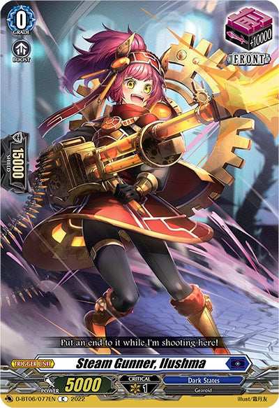 Steam Gunner, Ilushma (D-BT06/077EN) [Blazing Dragon Reborn] | Pegasus Games WI