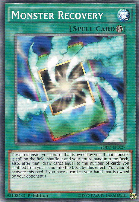 Monster Recovery [YGLD-ENA27] Common | Pegasus Games WI