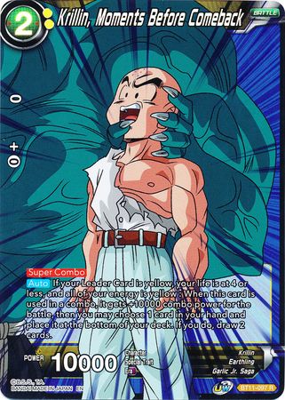 Krillin, Moments Before Comeback (BT11-097) [Vermilion Bloodline 2nd Edition] | Pegasus Games WI