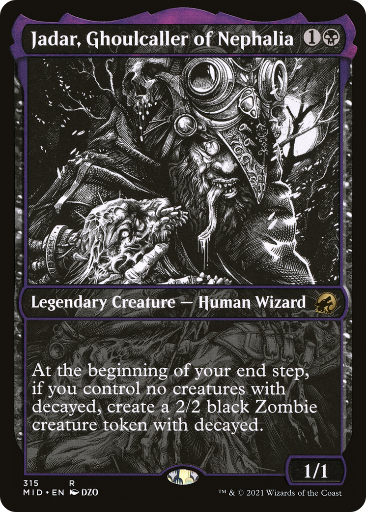 Jadar, Ghoulcaller of Nephalia (Showcase Eternal Night) [Innistrad: Midnight Hunt] | Pegasus Games WI