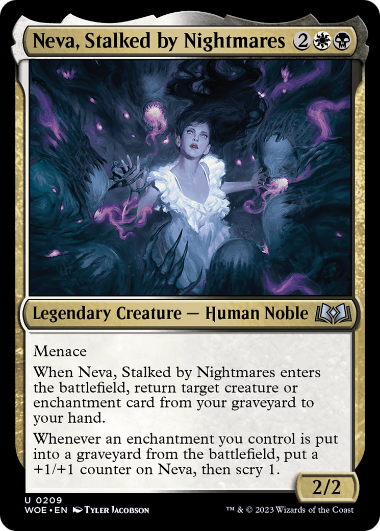 Neva, Stalked by Nightmares [Wilds of Eldraine] | Pegasus Games WI