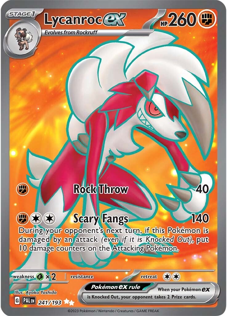 Lycanroc ex (241/193) [Scarlet & Violet: Paldea Evolved] | Pegasus Games WI