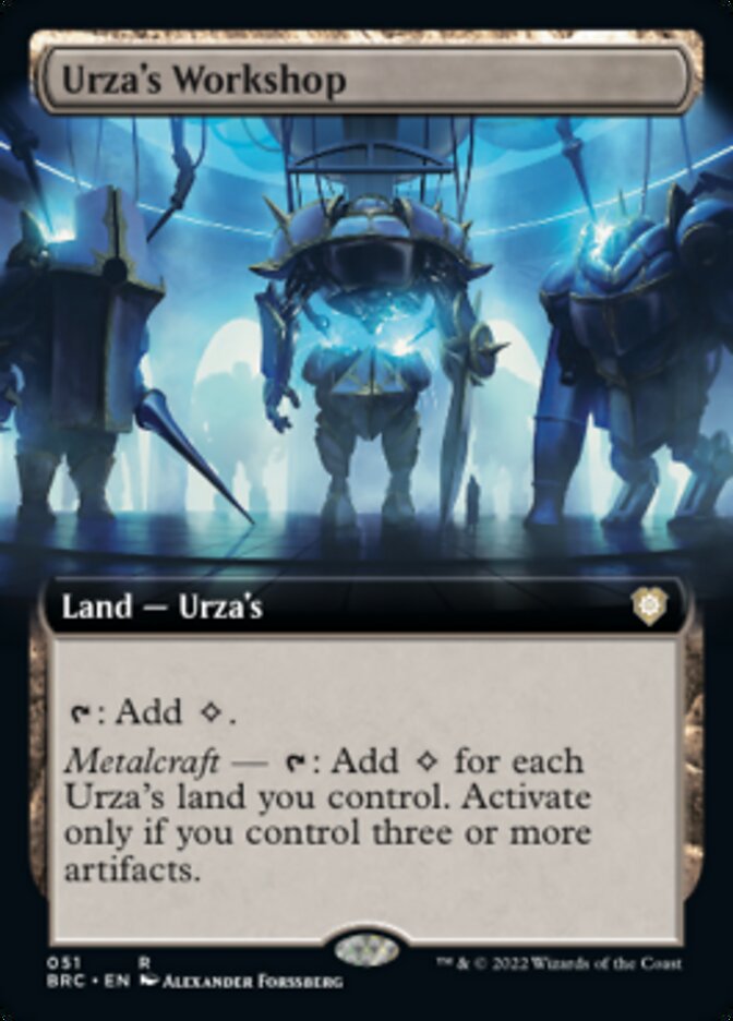 Urza's Workshop (Extended Art) [The Brothers' War Commander] | Pegasus Games WI