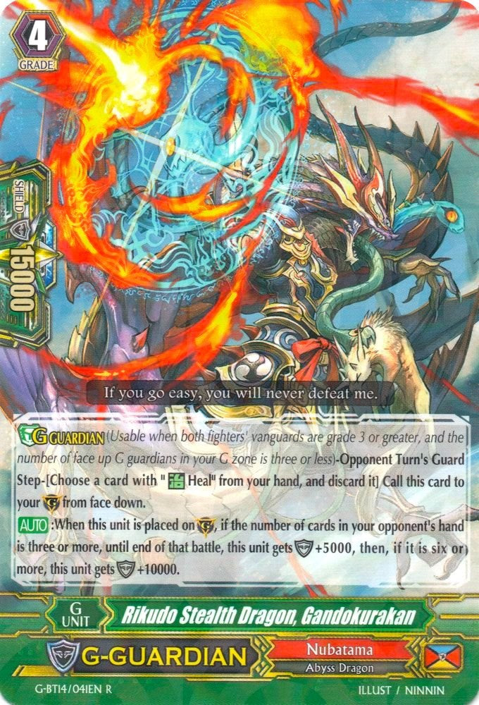 Rikudo Stealth Dragon, Gandokurakan (G-BT14/041EN) [Divine Dragon Apocrypha] | Pegasus Games WI