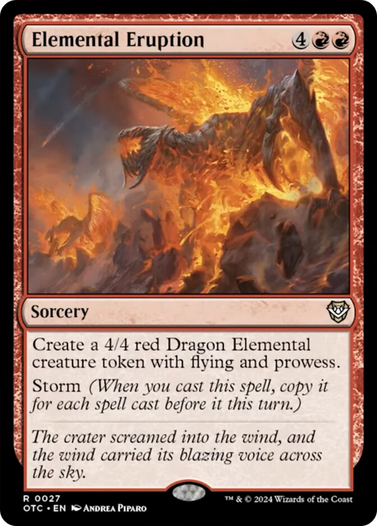 Elemental Eruption [Outlaws of Thunder Junction Commander] | Pegasus Games WI
