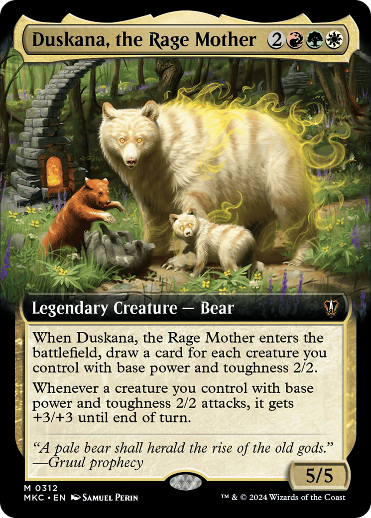 Duskana, the Rage Mother (Extended Art) [Murders at Karlov Manor Commander] | Pegasus Games WI