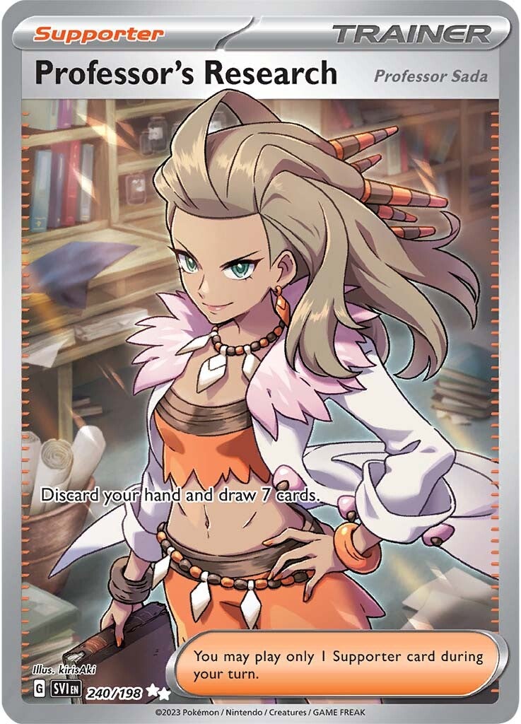 Professor's Research (240/198) [Scarlet & Violet: Base Set] | Pegasus Games WI