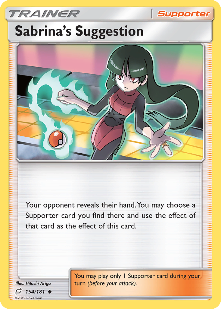 Sabrina's Suggestion (154/181) [Sun & Moon: Team Up] | Pegasus Games WI