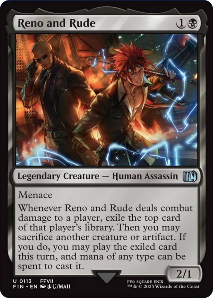 Reno and Rude [FINAL FANTASY] | Pegasus Games WI