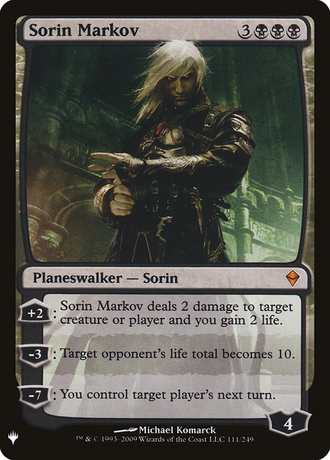 Sorin Markov [Mystery Booster] | Pegasus Games WI