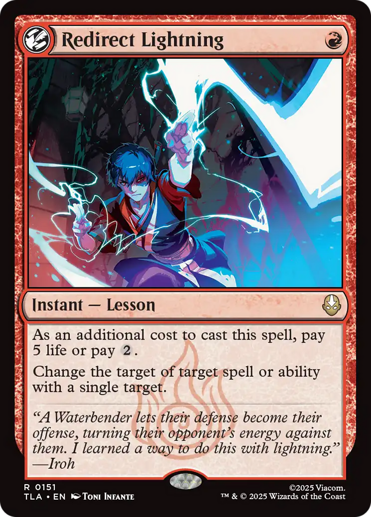 Redirect Lightning [Avatar: The Last Airbender] | Pegasus Games WI