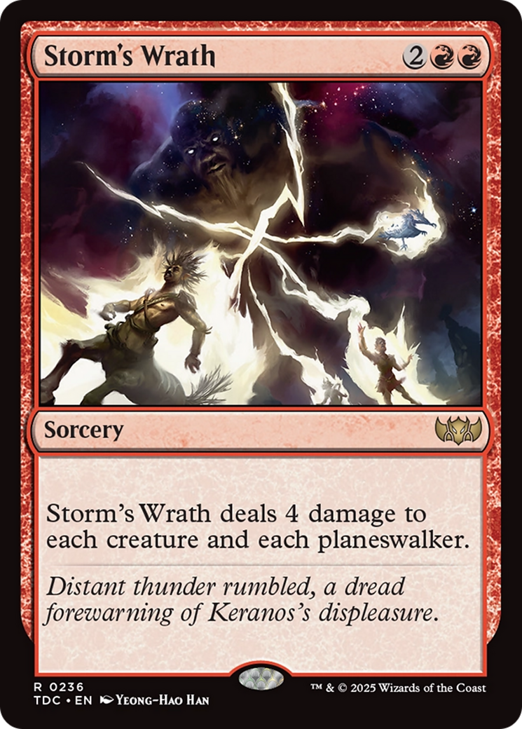 Storm's Wrath [Tarkir: Dragonstorm Commander] | Pegasus Games WI