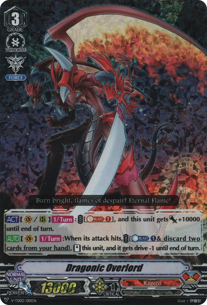 Dragonic Overlord (V-TD02/001EN) [Toshiki Kai] | Pegasus Games WI