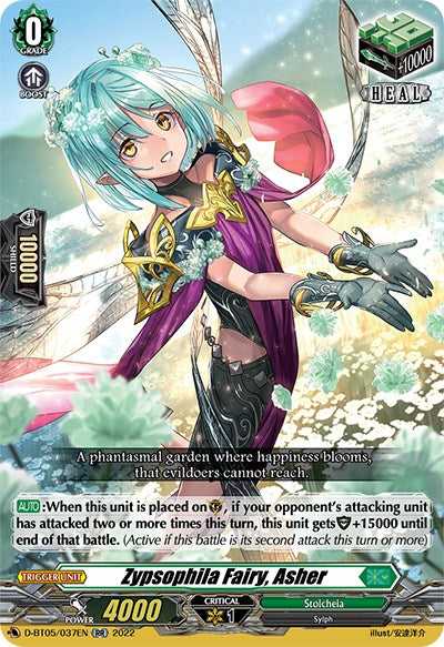 Zypsophila Fairy, Asher (D-BT05/037EN) [Triumphant Return of the Brave Heroes] | Pegasus Games WI