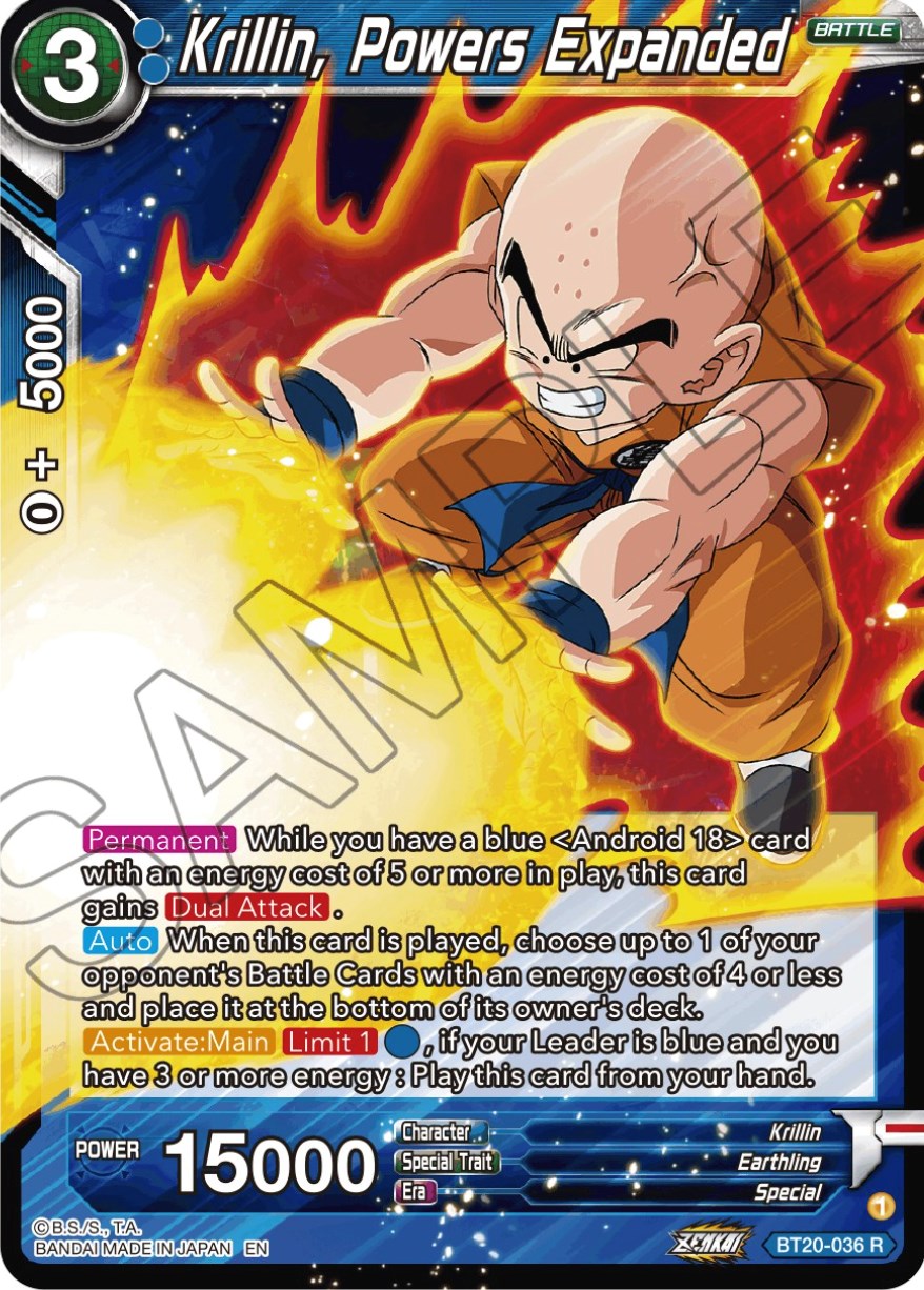 Krillin, Powers Expanded (BT20-036) [Power Absorbed] | Pegasus Games WI
