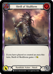 Shrill of Skullform (Blue) [EVR118] (Everfest)  1st Edition Rainbow Foil | Pegasus Games WI