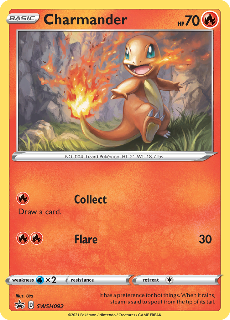 Charmander (SWSH092) [Sword & Shield: Black Star Promos] | Pegasus Games WI