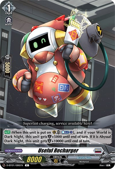Useful Recharger (D-BT01/086EN) [Genesis of the Five Greats] | Pegasus Games WI