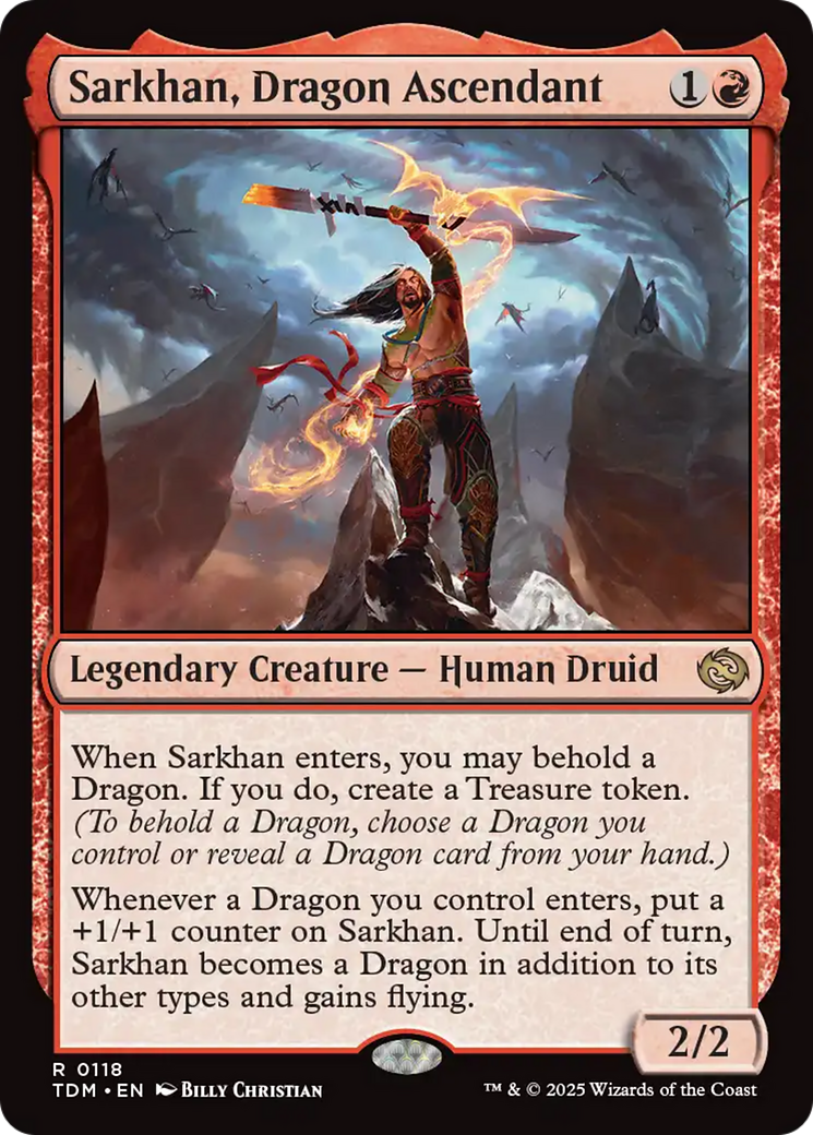 Sarkhan, Dragon Ascendant (118) [Tarkir: Dragonstorm] | Pegasus Games WI