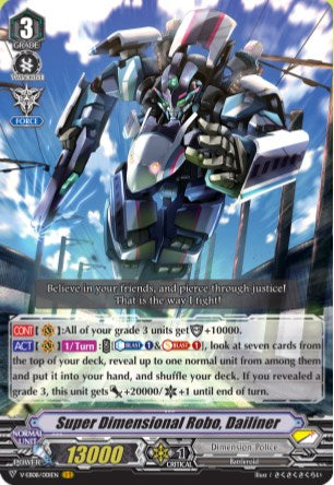 Super Dimensional Robo, Dailiner (V-EB08/001EN) [My Glorious Justice] | Pegasus Games WI