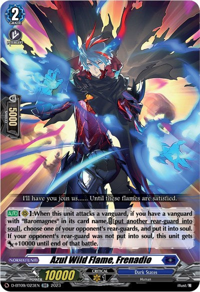 Azul Wild Flame, Frenadio (D-BT09/023EN) [Dragontree Invasion] | Pegasus Games WI