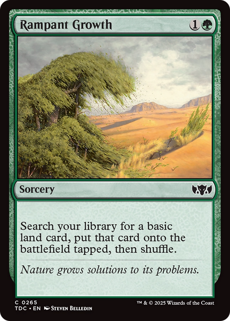 Rampant Growth [Tarkir: Dragonstorm Commander] | Pegasus Games WI