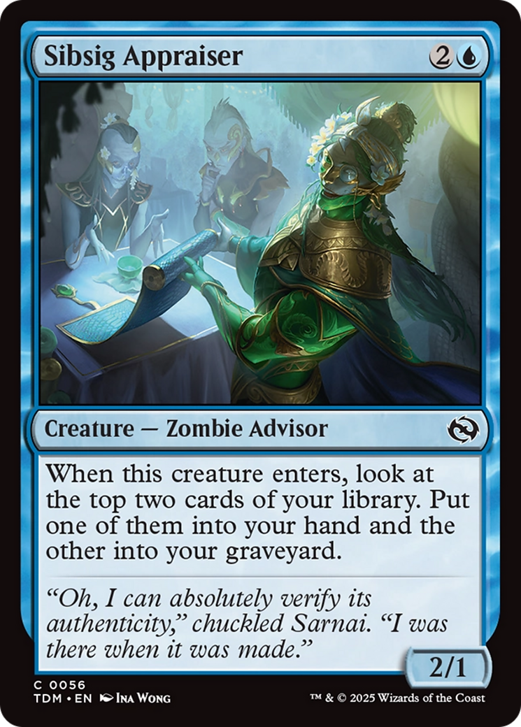 Sibsig Appraiser [Tarkir: Dragonstorm] | Pegasus Games WI