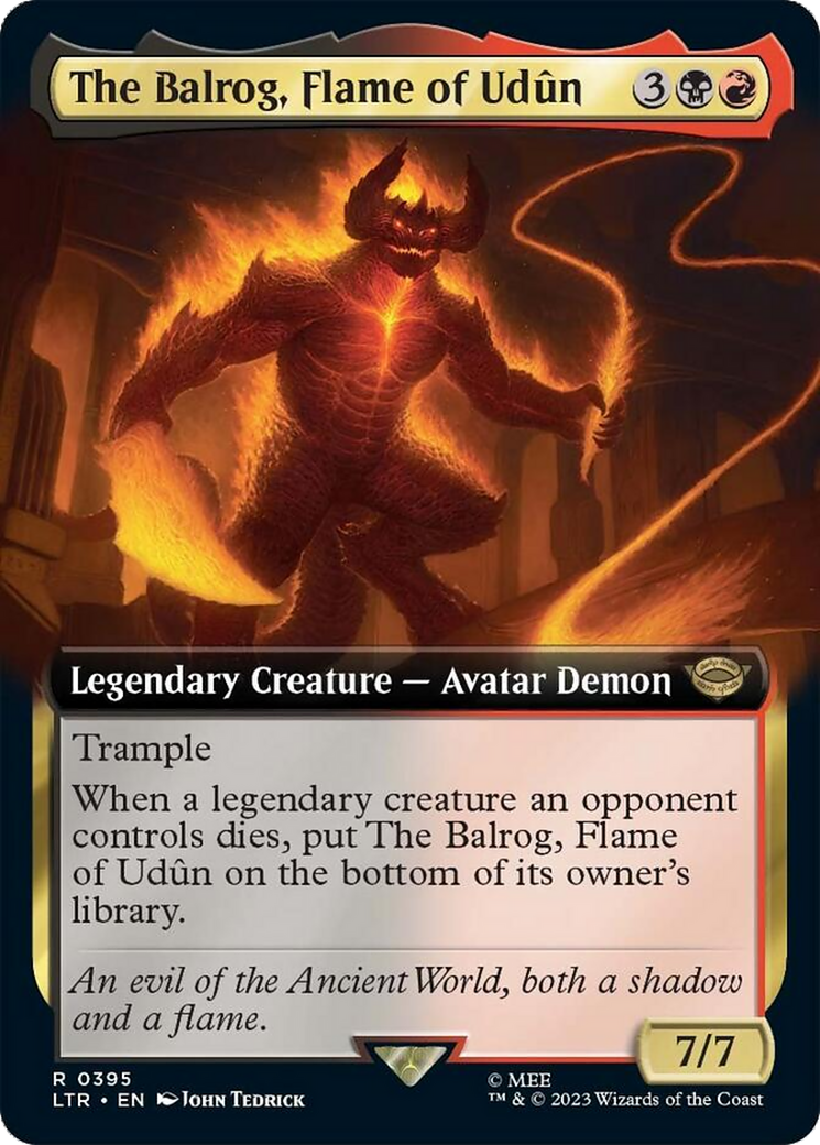 The Balrog, Flame of Udun (Extended Art) [The Lord of the Rings: Tales of Middle-Earth] | Pegasus Games WI