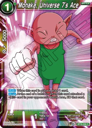 Monaka, Universe 7's Ace (BT16-056) [Realm of the Gods] | Pegasus Games WI
